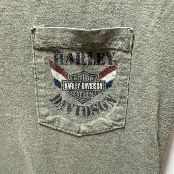 Vintage Harley Davidson Mackinaw City Michigan T Shirt Size Medium Made In USA - Picture 4 of 7